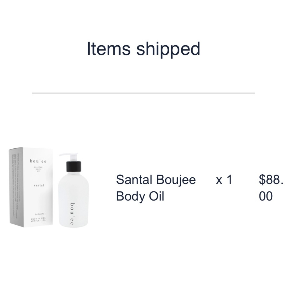 Riddle Body Oil Santal scent